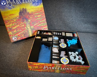 Barcelona Board Game Organizer/Insert (Game NOT Included)