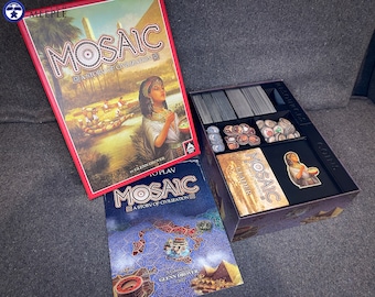 Mosaic: A Story of Civilization Board Game Insert (Game NOT Included)