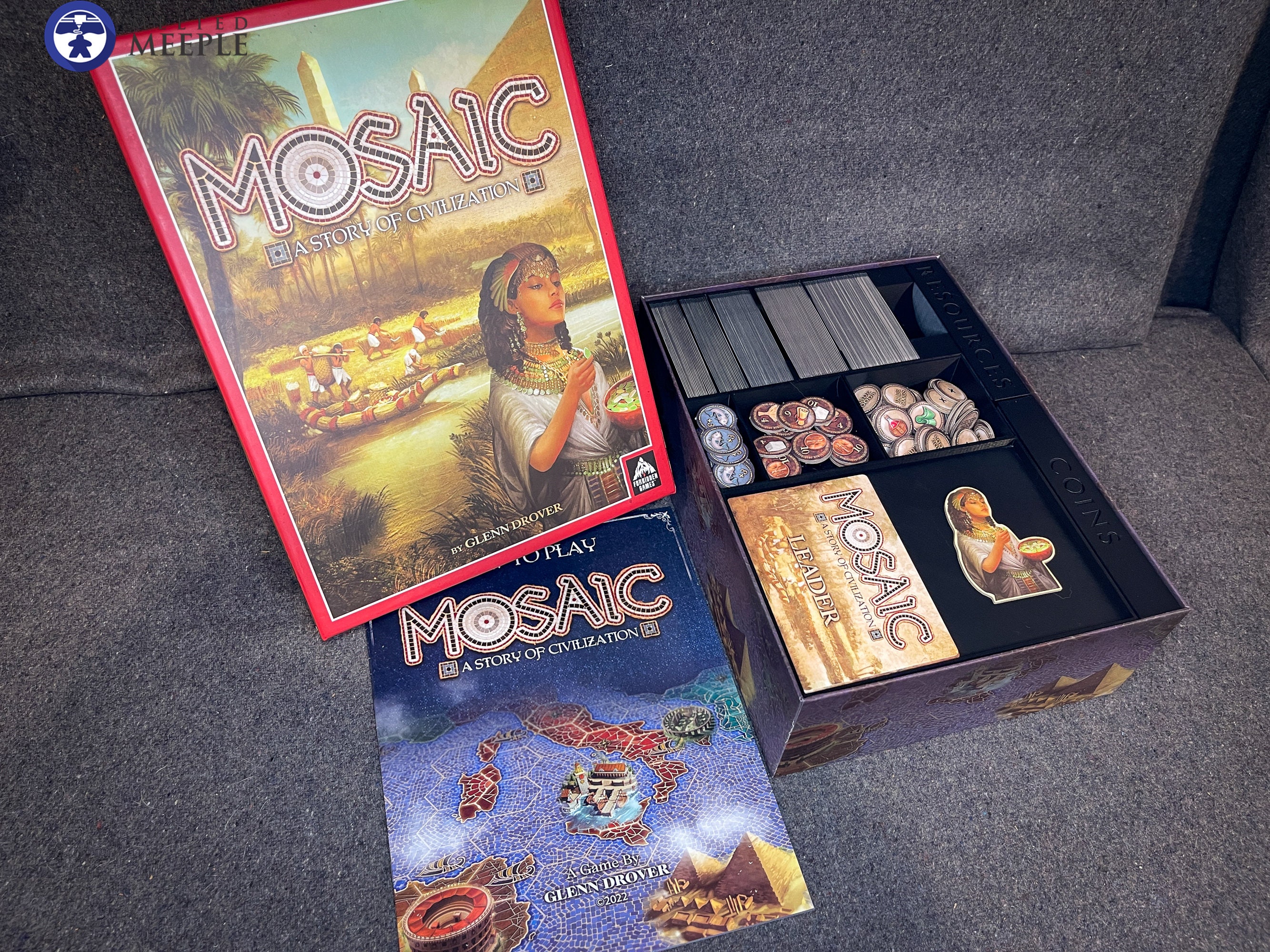 Mosaic: A Story of Civilization Board Game Insert (game NOT Mosaic: A Story of Civilization Board Game Insert (game NOT