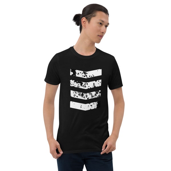 Cyberpunk Distressed Chevron T-Shirt