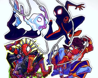 Across the Spiderverse Vinyl Sticker Set