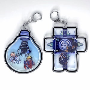 Trigun Maximum Plant and Punisher Shaker Charms