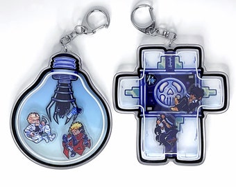 Trigun Maximum Plant and Punisher Shaker Charms