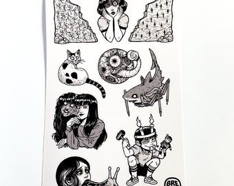 Junji Ito Sticker Sheet