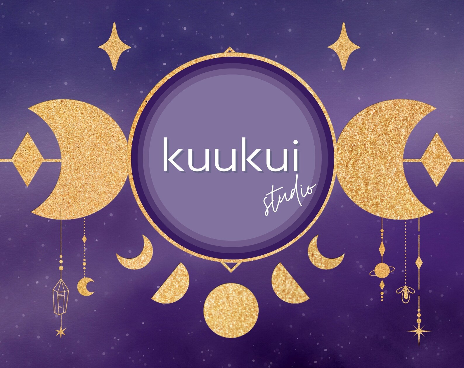 Celestial Twitter and Twitch Banner. Personalized Stream Banner With ...
