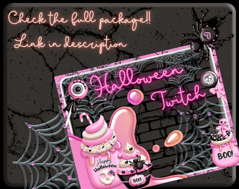 Gothic Twitch Chat Box Streaming Chat Box Overlay Kawaii Stream Chatbox