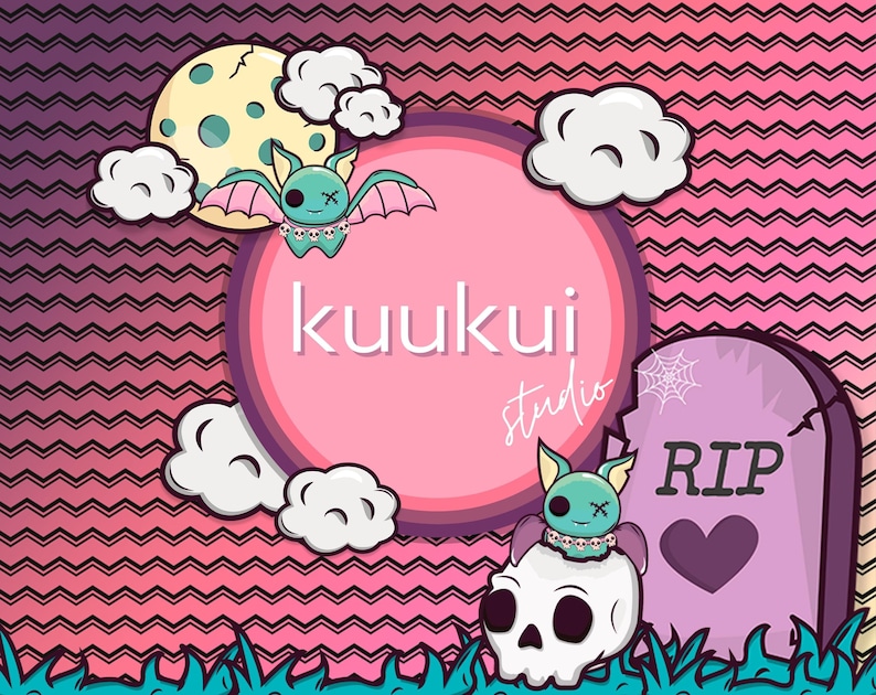 Goth Twitch Panels. Pastel Goth Stream Panels Widgets Etsy