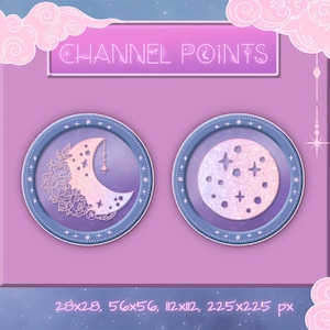 Pink moon channel points for Twitch. Twitch coins
