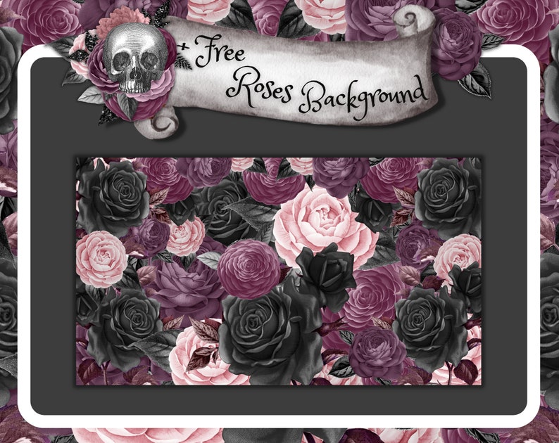 Gothic Twitch Banner Commission Goth Twitch Banner Custom Etsy