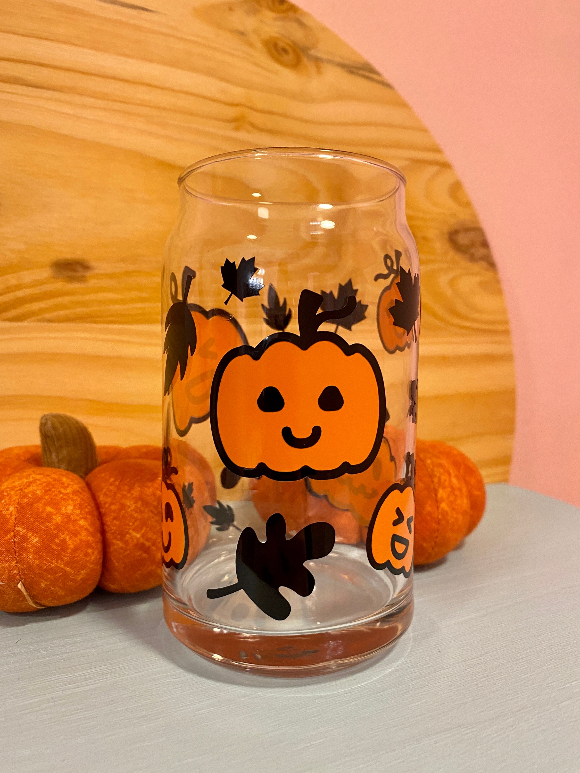 Halloween Beer Can Glass 16 Oz Beer Glass Can Pumpkin Glass Etsy halloween-beer-can-glass-16-oz-beer-glass-can-pumpkin-glass-etsy