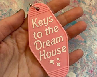 Dream House Keychain, Housewarming gift, realtor gift, dream house, dream home gift, housewarming keys, realtor