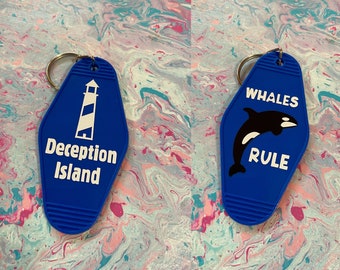 Deception Island Motel Keychain: girl detective, it’s locked, Nancy drew