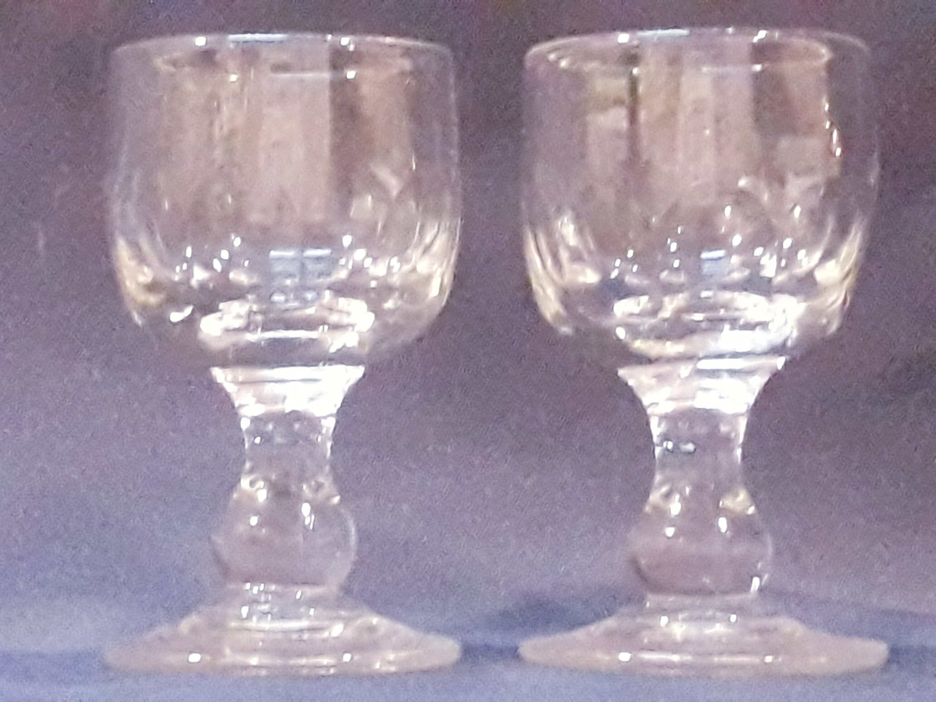 2 Français Lunettes d'illusion Antiques Xix