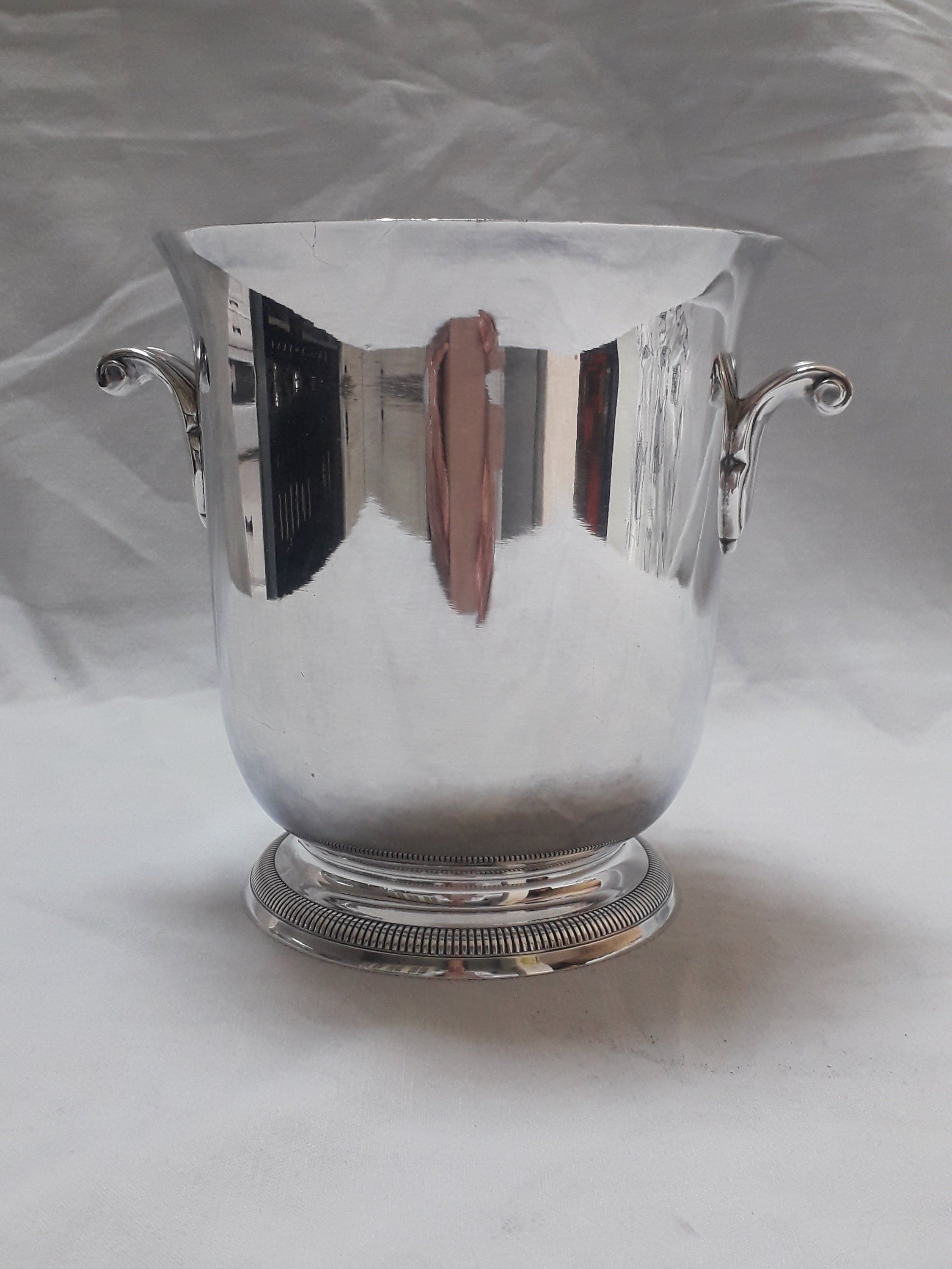 Ercuis Ice Bucket Art Déco Silver Plate Bucket
