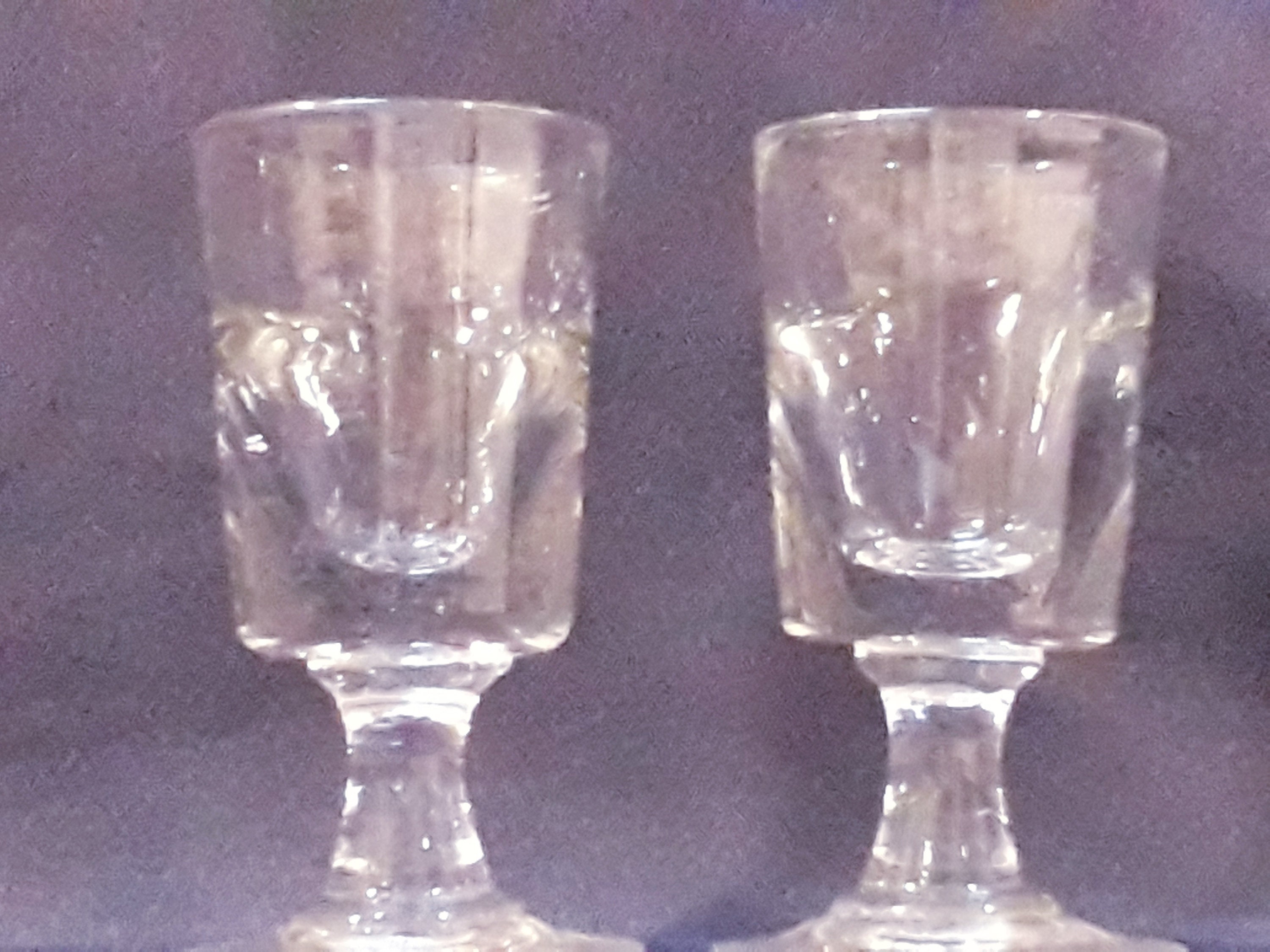 2 Français Lunettes d'illusion Antiques Xix