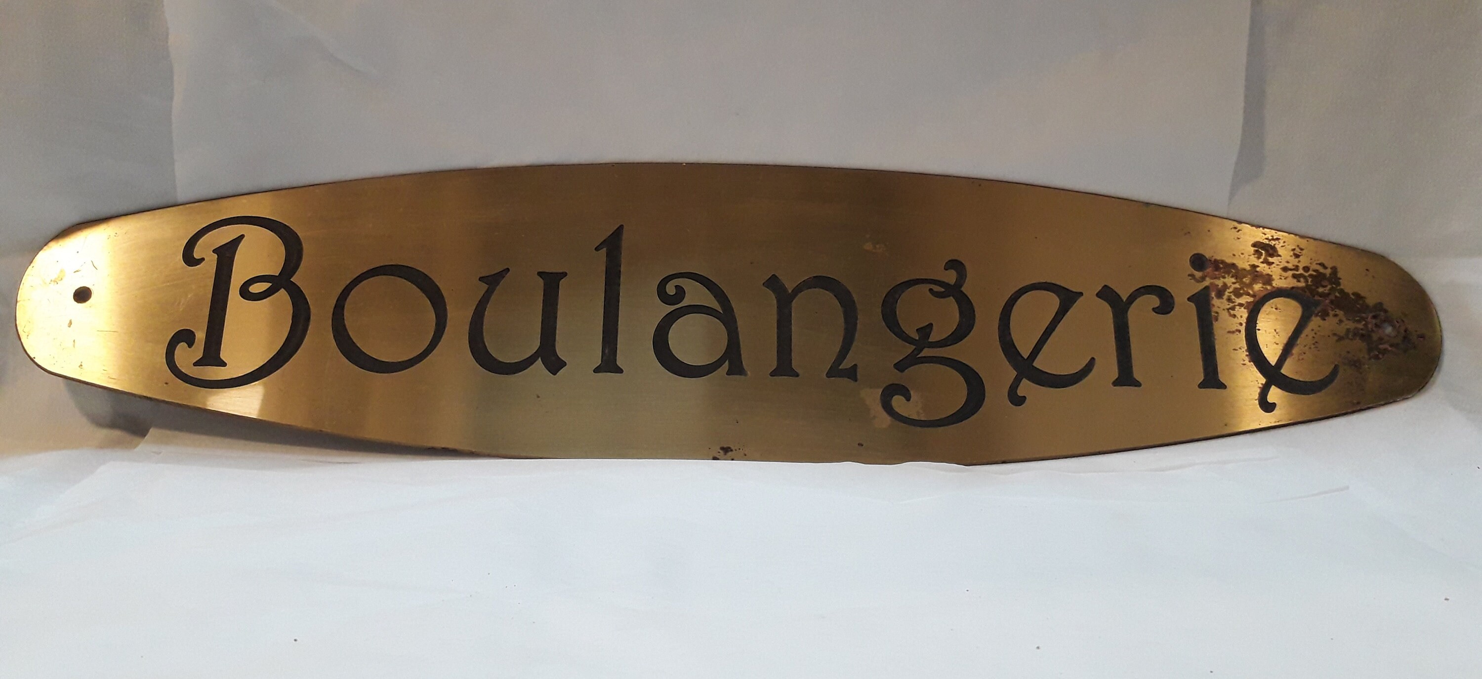 Français Brass Boulangerie | Boulangerie Panneau Publicitaire/Plaque de Porte Porte