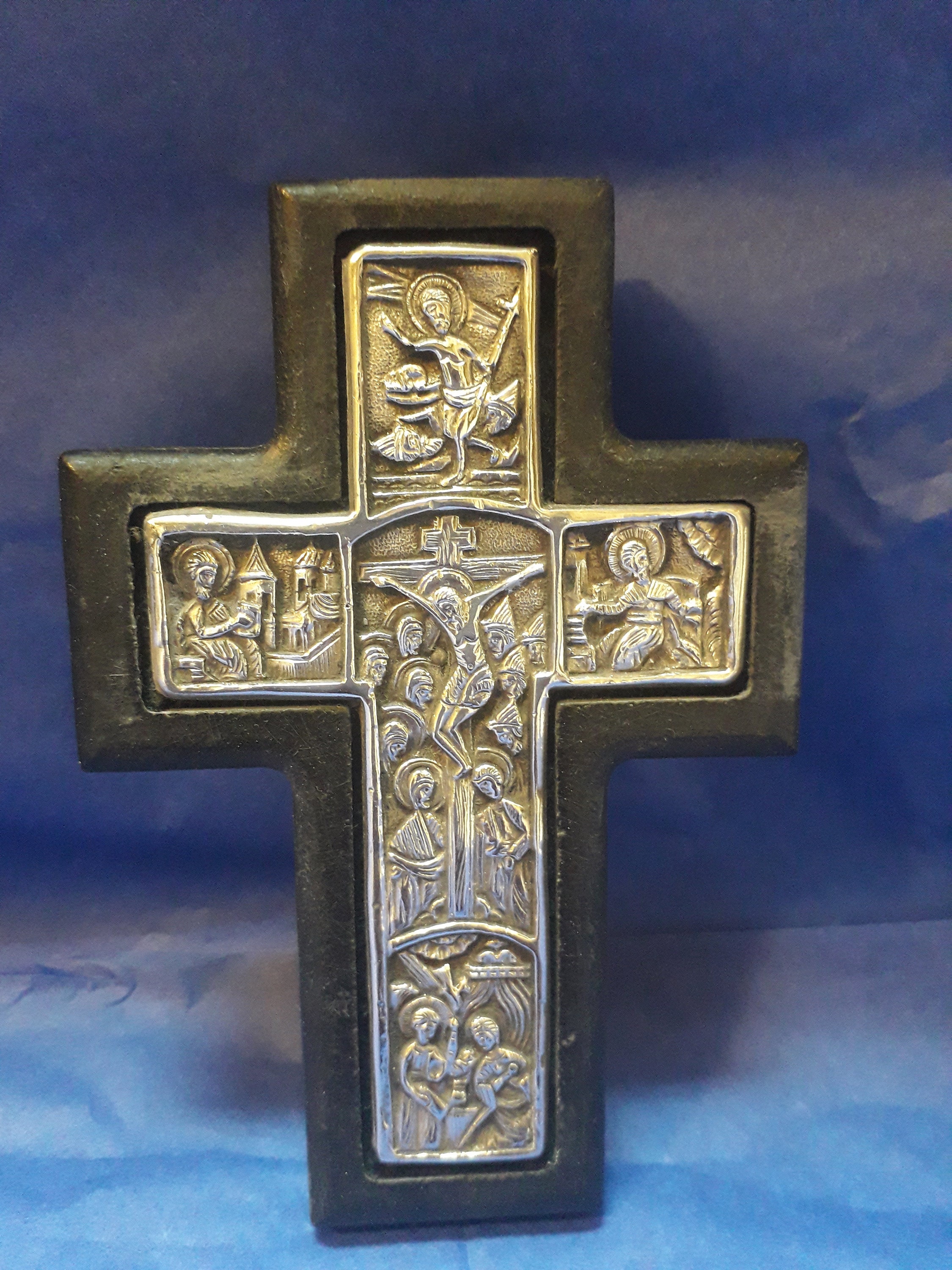 Art Byzantin Argent Sainte Croix Hagiographie