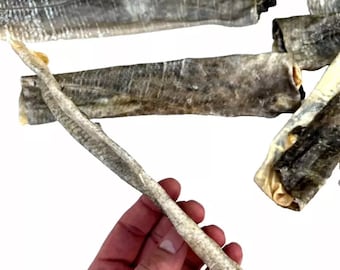 Icelandic Cod Skin Flatties: natuurlijke luchtgedroogde hondensnack (150 g)