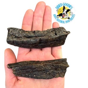 100% Organic-Natural Beef Liver Stripes Jerky Air Dried Dog-Pup Harder Chew 300g image 4
