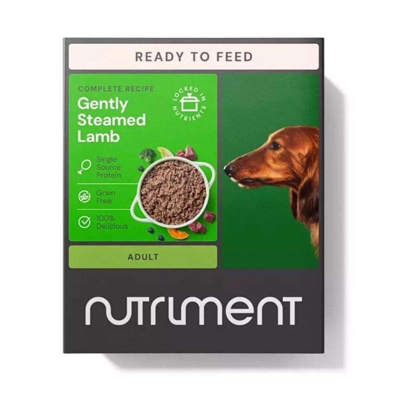 Nutritious Gently Steamed Lamb for Dogs Travel Pack 395g Single ...