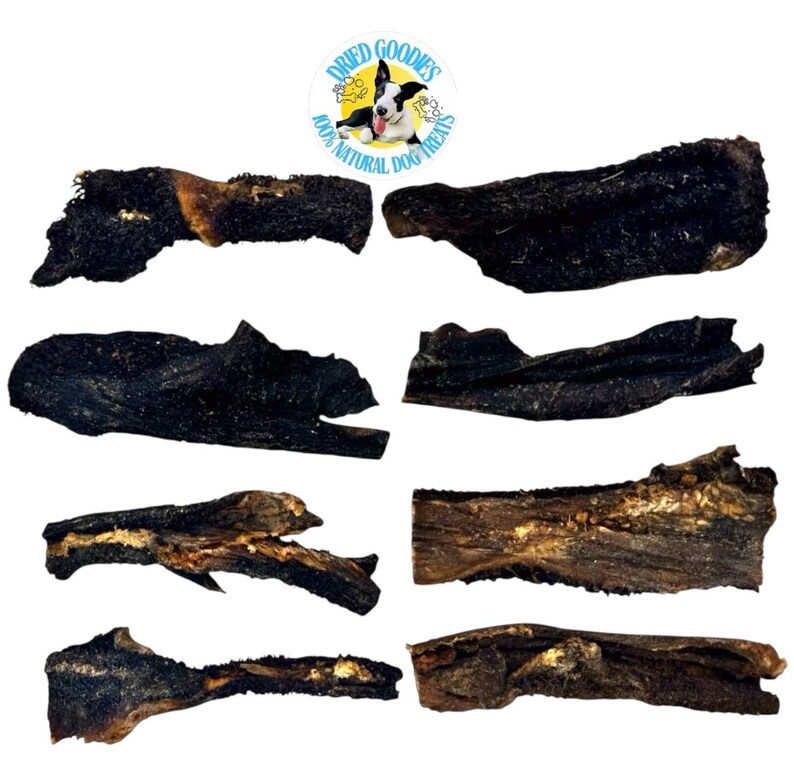 Natural Air-Dried Beef Tripe Dog Chews: High-Protein Treats (150g Pack) image 2
