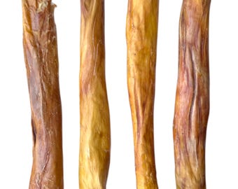 4X biologische konijnenvelrollen voor hondenkauw: natuurlijke vachttraktatie, XL