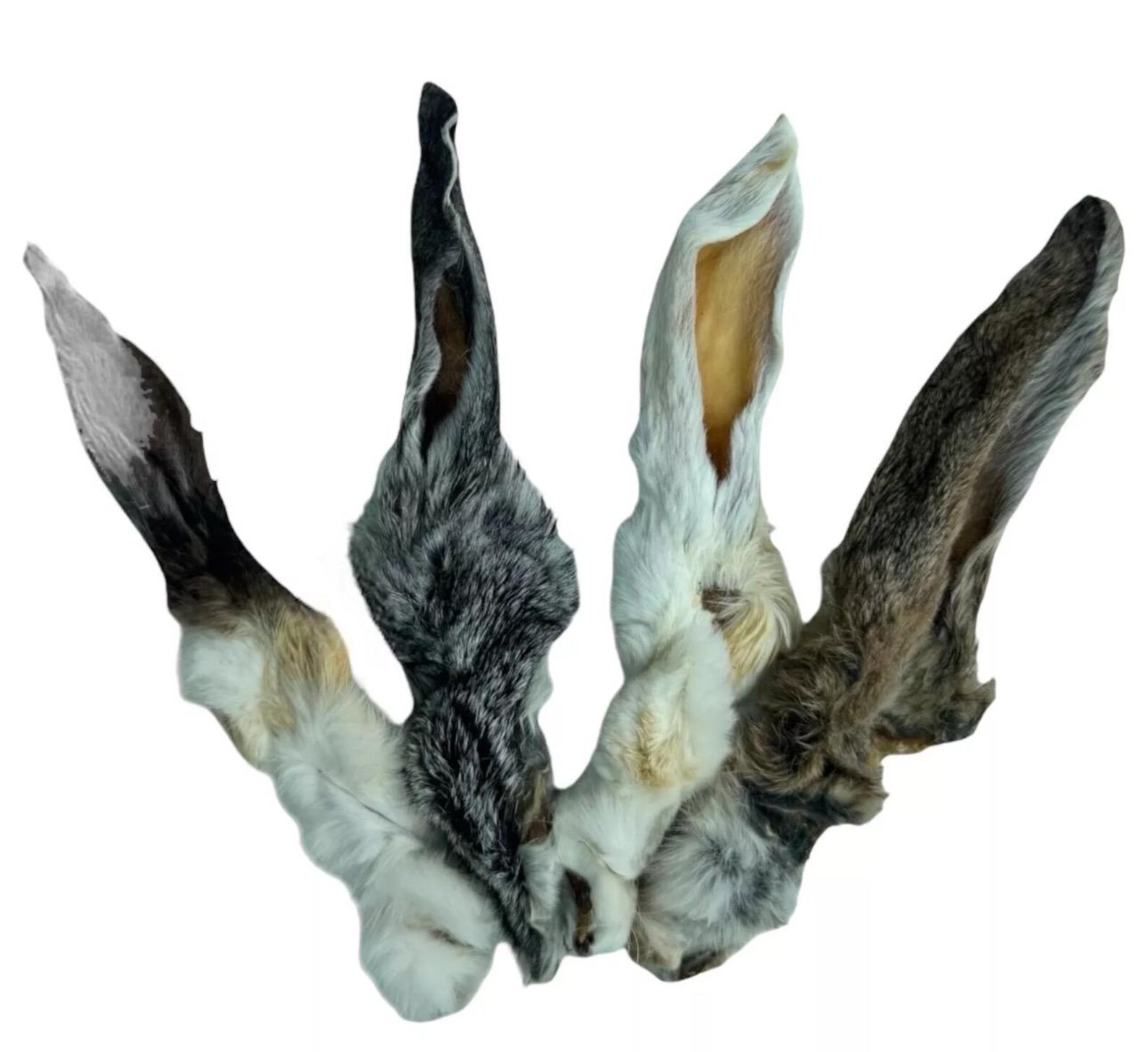 Natural Air-dried Hairy Rabbit Ears - Single-ingredient Crunchy Dog ...