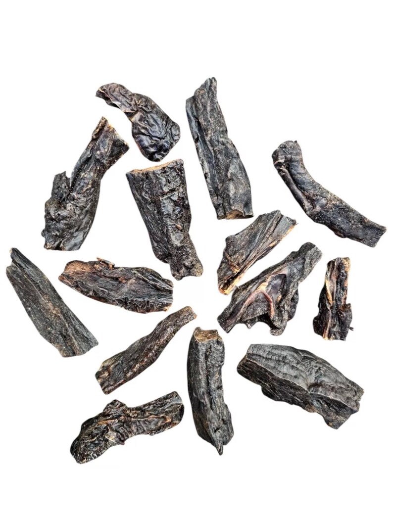 100% Organic-Natural Beef Liver Stripes Jerky Air Dried Dog-Pup Harder Chew 300g image 8