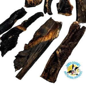 Natural Air-Dried Beef Tripe Dog Chews: High-Protein Treats (150g Pack) image 1