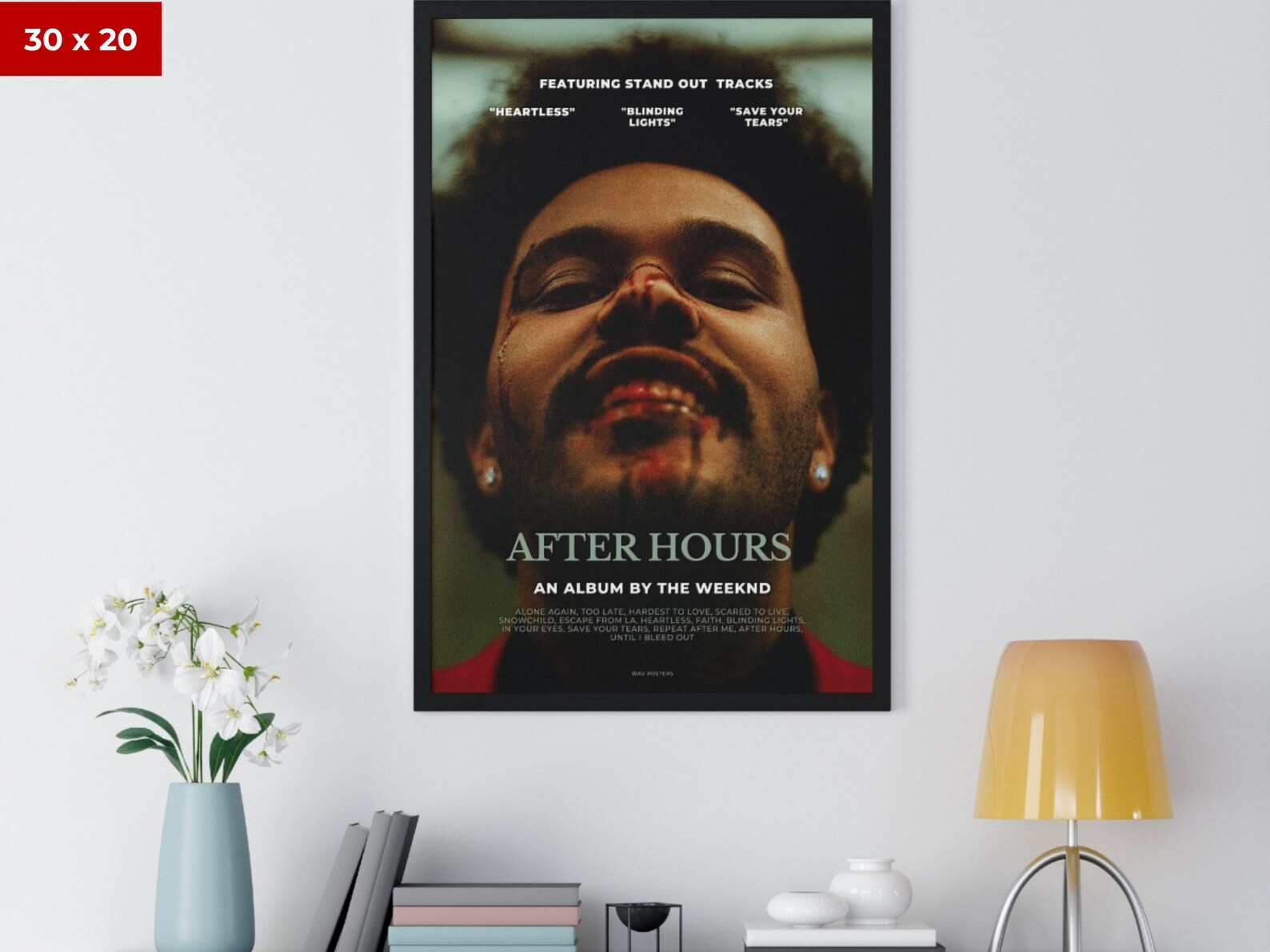 The Weeknd After Hours Movie Poster Music Poster Hype Etsy