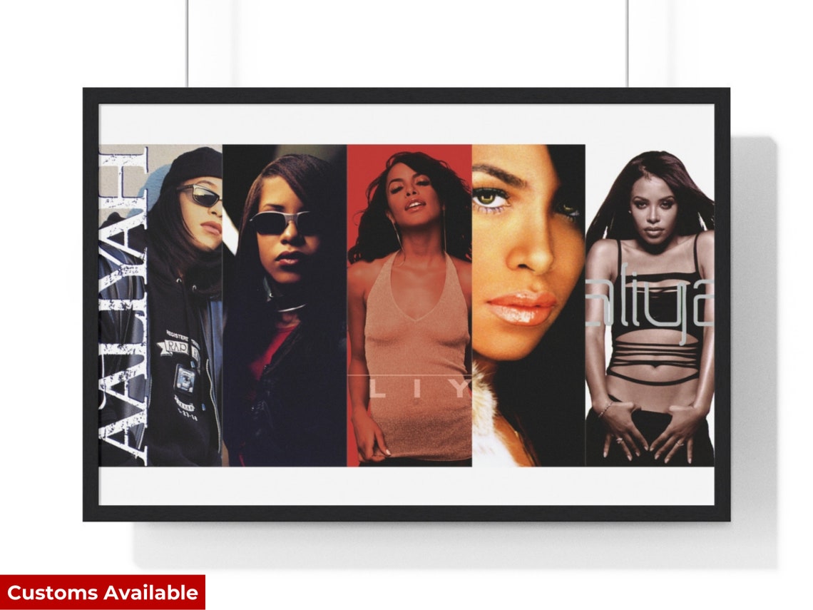 Aaliyah Album Cover Poster Digital Print Music Posters A - Etsy