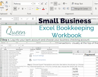 Excel Bookkeeping Template for Small Businesses