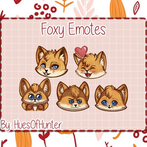 Foxy Twitch Emotes