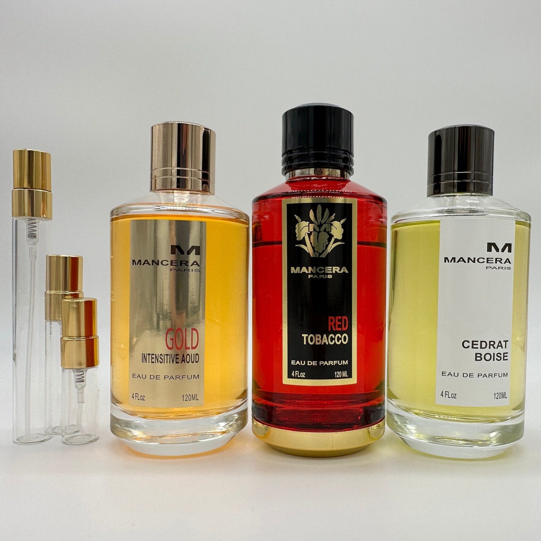 Mancera Set Red Tobacco Cedrat Boise Gold Intensitive Aoud by Mancera
