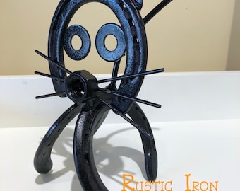 Cat Horseshoe Art