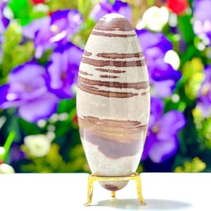 Narmedshwar Shiva Lingam Stone: Handcrafted Sacred Healing Stone (160MM)