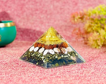 Pyrite Pyramid: Money Magnet Vastu Stone for Home & Pooja