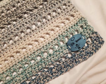 Peekaboo Throw Pattern, Worsted Yarn Crochet (Digital Pattern)
