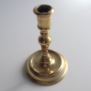 Antique Baroque &quot;Næstved&quot; Candelstick In Brass | 1700s | Denmark | NORDIC Selected, Denmark
