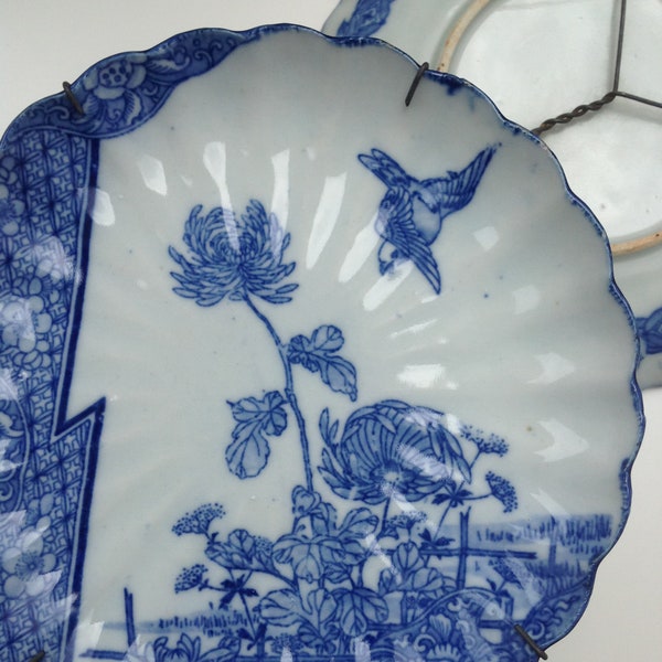 Paire d'assiettes anciennes en porcelaine de Chine bleue et blanche | Porcelaine | Chine | Antiquités NORDIQUES | ...