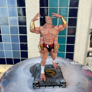 Goro, Combate Mortal, Controlador de soporte/ Soporte de teléfono Impresión 3D, Juegos, Decoración de habitaciones, Regalo para jugadores, Oficina de decoración de juegos