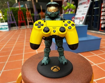 Halo, Chief, The Master Chief, Joystick Holder, Halo Controller Stand, Phone Holder, Controller Stand, Room Decor, Office, Controller holder