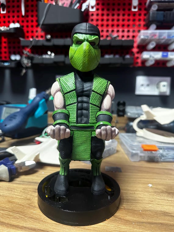 Scorpion, Mortal Combat, Phone Holder, Joystick Holder, Controller