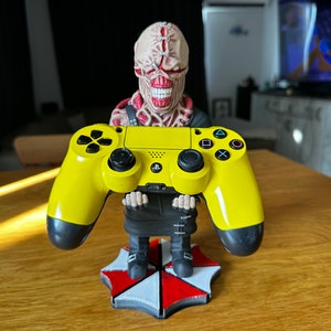 Soporte para mando/teléfono Resident Evil Nemesis, impresión 3D, para videojuegos, decoración de habitaciones, regalo para gamers, decoración de oficina para videojuegos.