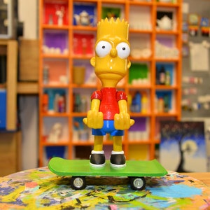Simpsons  Bart Simpson 3d figures, Phone Holder, Joystick Holder, Controller Stand, Room Decor, Table Decor