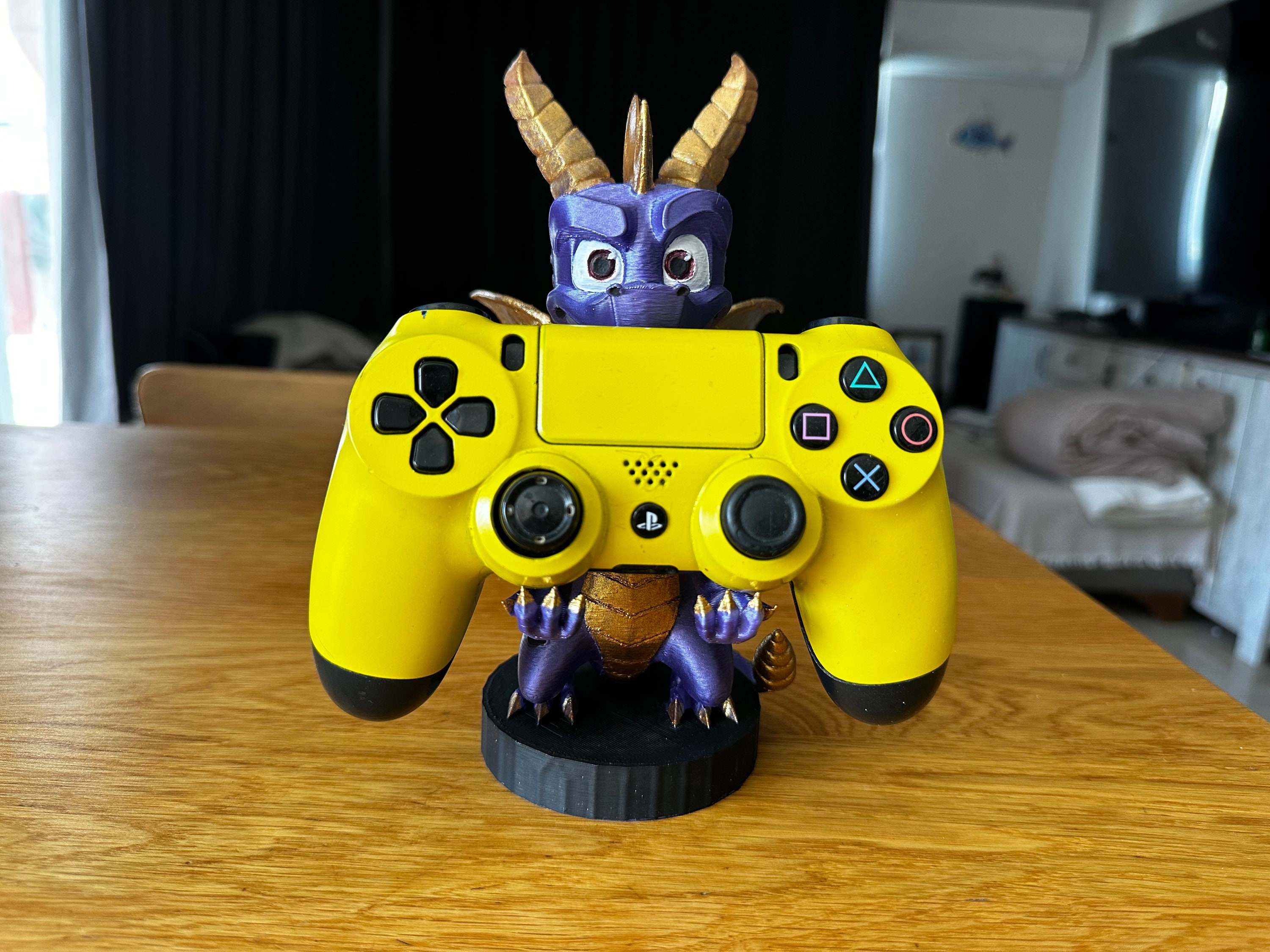 Supporto Per Controller Da Scrivania A Forma Di Uomo Di Pietra - Decorazione Divertente Per Gamer, Regalo Per Ragazzi
