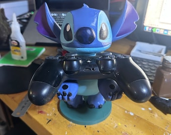 Stitch , Phone holder, Joystick Holder, Controller Stand, Room Decor, Office decor, Gamer, Headphone holder