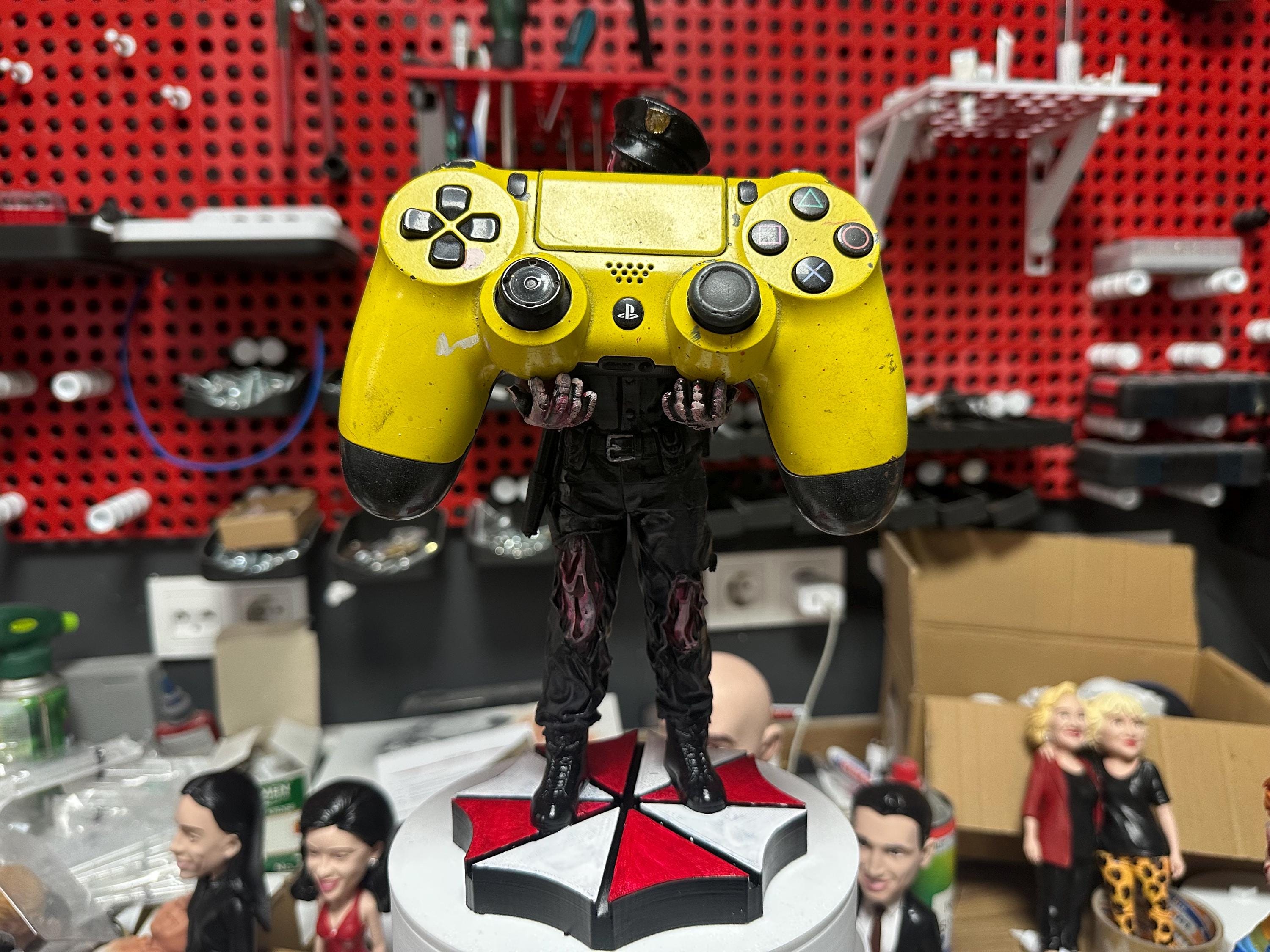 Resident Evil Zombie Police Officer Stand Controller/ Phone Holder
