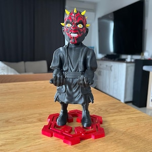Soporte para teléfono/controlador Darth Maul, impresión 3D, para juegos, decoración de habitaciones, regalo para jugadores, decoración de oficina para jugadores