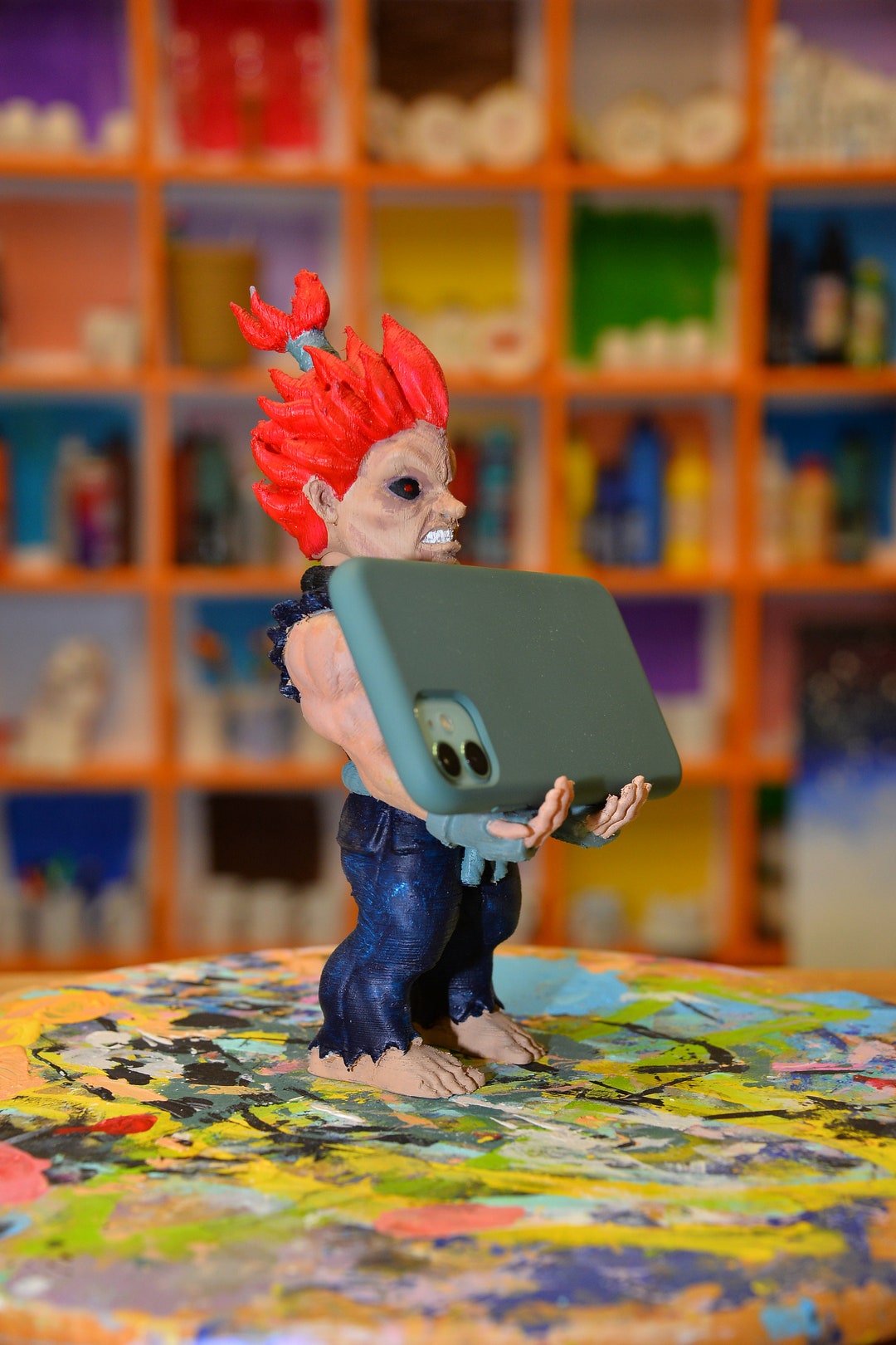 Akuma, Street Fighter, Gamer, Phone Holder, Joystick Holder